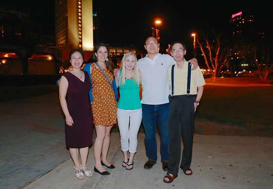 AACR annual meeting in San Diego, Chunrong Li, Lauryn Werner, Dave Francis, Shyh-min Huang