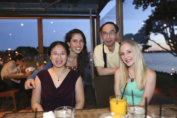 Harari Lab AACR 2014, Chunrong, Gabrielle, Shyh-Min, Lauryn