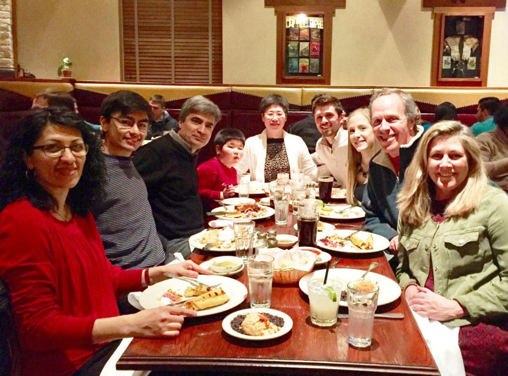 Welcome Dinner for Toulany Family, March 2017