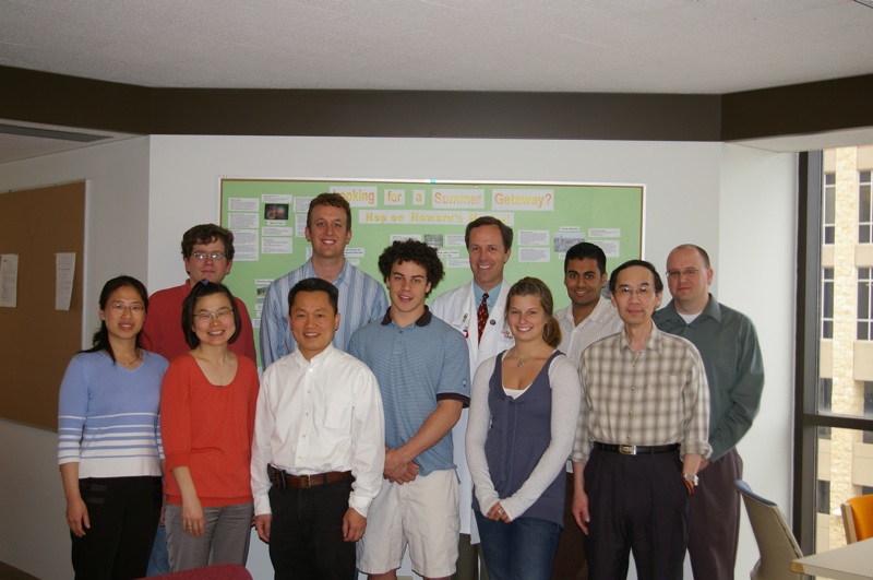 Chunrong, Eric, Harari Lab, 2008: Mari Iida, Tien Hoang, Tim Kruser, Chris, Meghan, Amol Ghia, Shyhmin Huang, Deric Wheeler