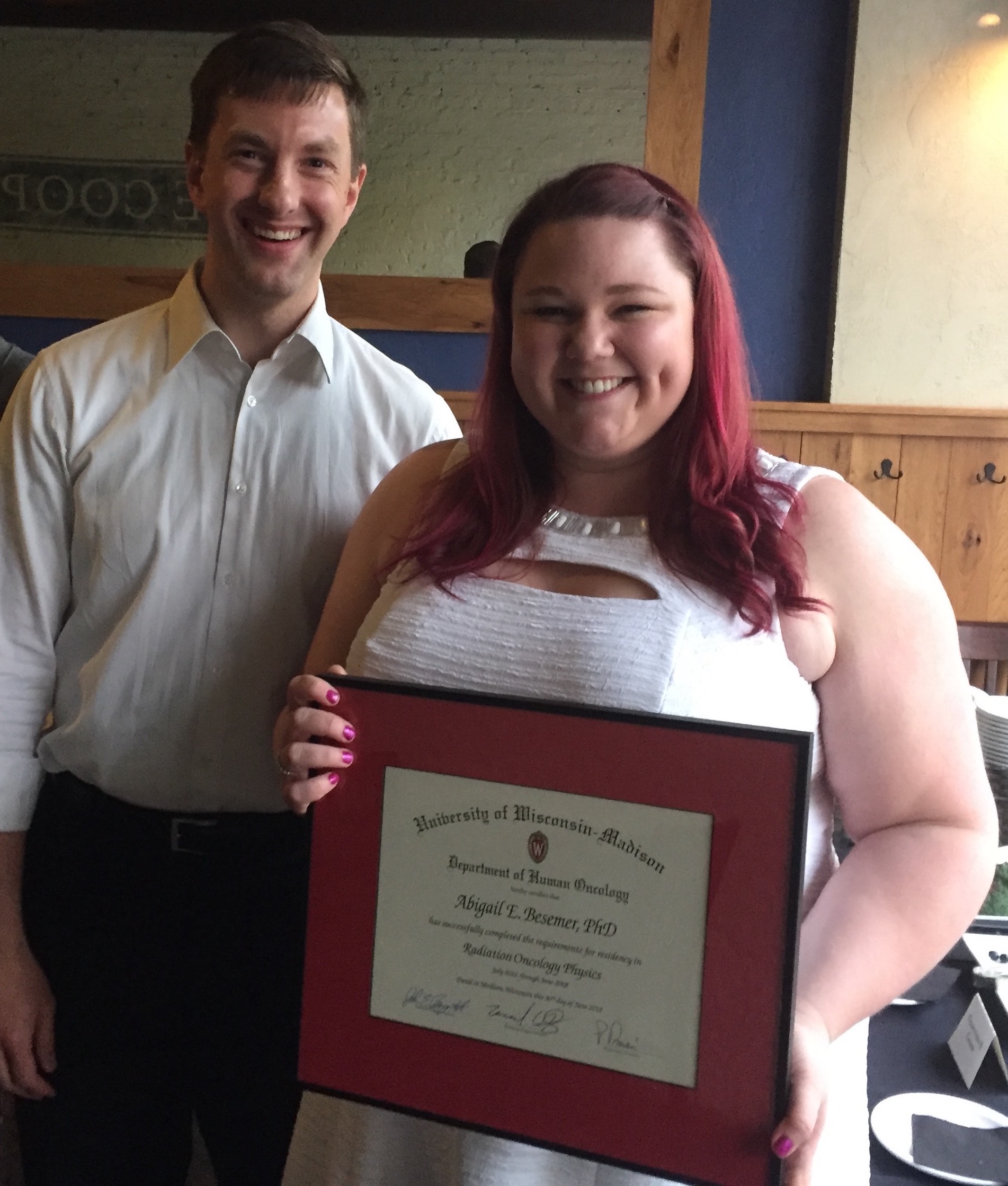 Dr. Zac Labby and Dr. Abigail Besmer