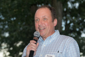 Randy Eggert speaks at 12th Annual Heads Up! Golf Fundraiser 2018