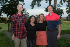 Marshall and Lisa Flax, and Sarah and Paul Harari