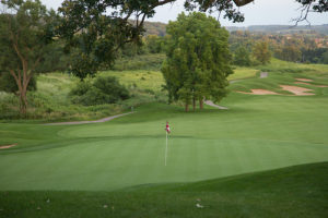 Wide angle photo of University Ridge Golf Course