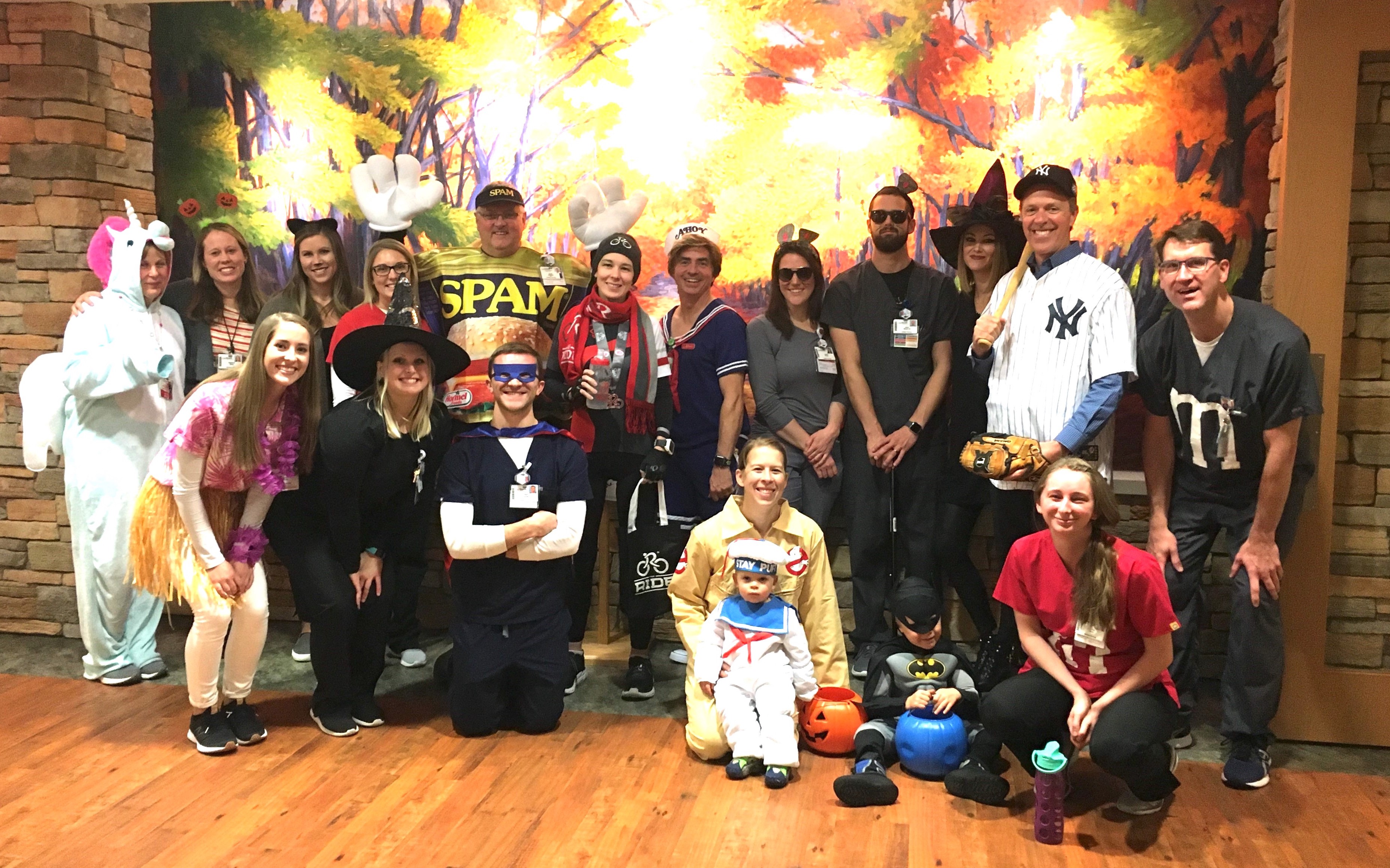 2019 Halloween costumes UW Health Radiation Oncology personnel